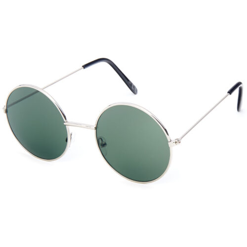 Runde John Lennon Sonnenbrille - Dunkelgrüne Gläser