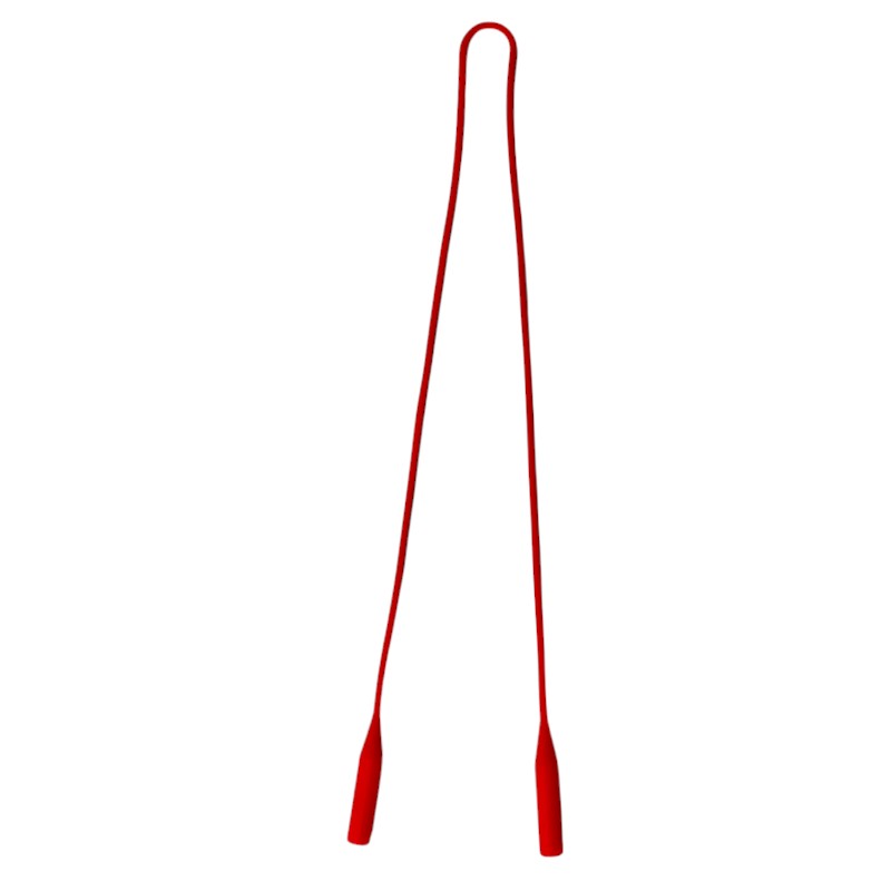Gummi-Sportbrillenkordel - Rot