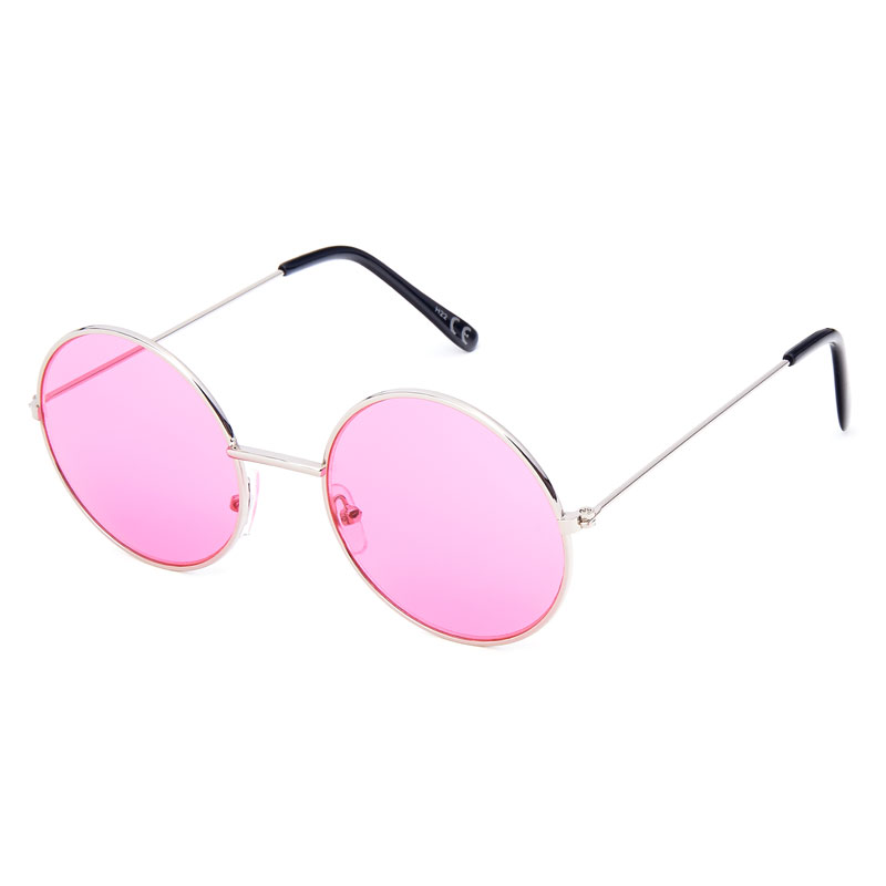 Runde John Lennon-Brille – Rosa Gläser